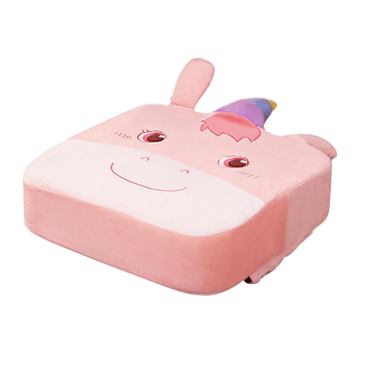 PRETYZOOM Cuscino di Rialzo per Sedia da Pranzo in Cotone, Fondo Antiscivolo, Design Ispessito, Facile da Pulire, per Casa e Scuola per Ragazzi e Ragazze