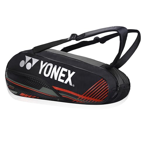Image of YONEX Badminton Racquet Bag ACE2 1129 BT9 |Thermal Lining Compartment |Eronomic STRPS |Available as Backpack|Hand Carry |Accessories Compartment |9 Racquet Comaprtment |Widve Shoe Packet