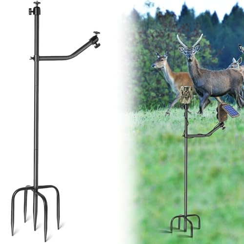 Dreyoo 360&deg; Adjustable Trail Camera Mount with Solar Panel