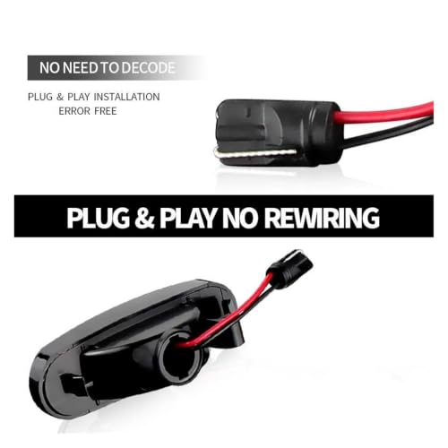 Intermitente dinámico LED Citroen Nemo 2008-2019 luz lateral de posición 4