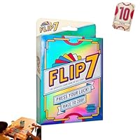 Flip 7,Press Luck and Strategy Card Game, Fast-Paced Gameplay for Kids and Adults, Quick to Learn, Perfect for Family Educational Game Nights