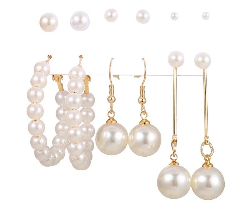 See full amazon price history chart for BellaStella Stylish Fashion Combo of Pearl Stud Hoop Drop Earrings For Women and Girls Pack of 6 Pair (Style-2) BellaStella Stylish Fashion Combo of Pearl Stud Hoop Drop Earrings For Women and Girls Pack of 6 Pair (Style-2) (B0B81RTTCP) Amazon Price History, Amazon Price Tracker
