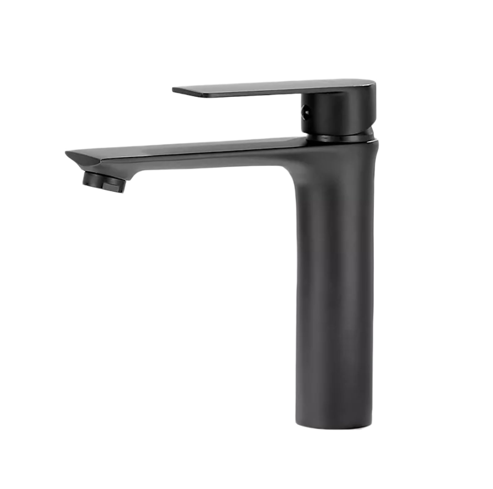 Preisgünstiger Waschtischhahn, Gold-schwarz, mit Kalt- und Warmwasseranschluss, Aufsatzwaschbecken, für Badezimmerunterschränke, kurz