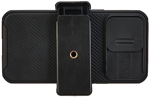 Image of Amazon Basics Plastic Mobile Holder Clip for Tripods with 1 /4-Inch Mounting Screw, Compatible with Most Smartphones, ForIphone & Samsung Galaxy Models, Ideal for Videographers & Photographers (Black)