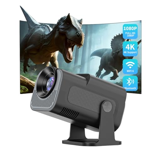 Projetor Portátil HY320 Mini com Wi-Fi 6 e Bluetooth 5.1 Suporte 4K HD Android 13 160 ANSI Lumens Vi