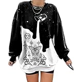 Paket-Inhalt: 1 x Damen Sweatshirt (Bitte beachten Sie, dass die Größe hier EU-Größe ist)