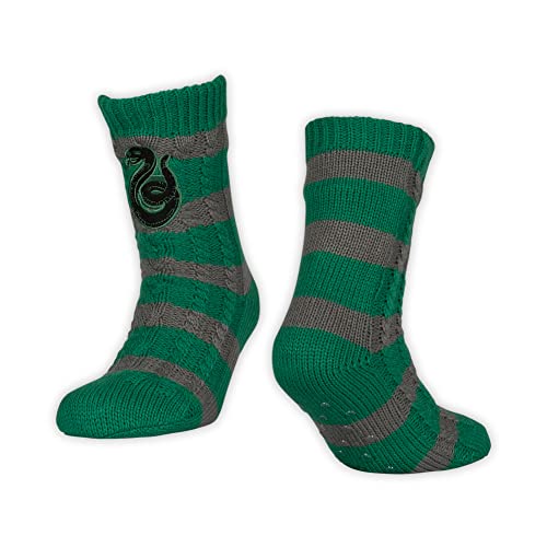 Calcetines Slytherin de Harry Potter en color verde talla 35-40 para adultos