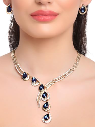 Stylish Crystal Necklace Set for Women
