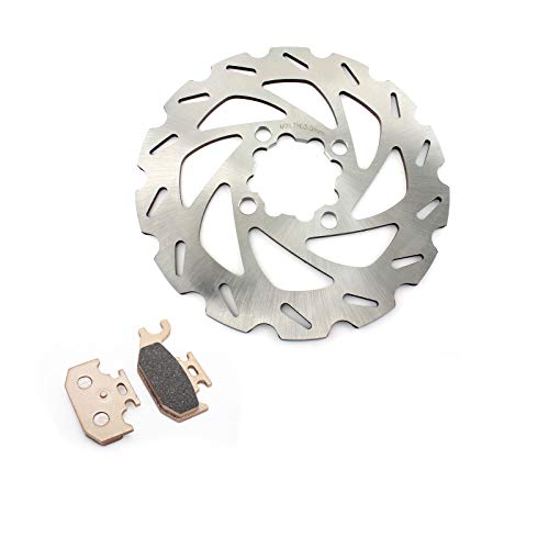 TARAZON ATV Disco de Freno Trasero y Pastillass para Yamaha Raptor 700 YFM700R 2006 2007 2008 2009 2010 2011 2012/ Special Edition 2007 2008