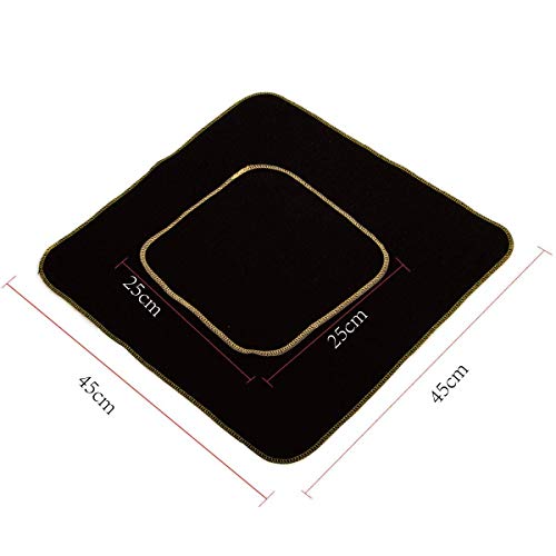 Yumosmn バーナーシート 溶接火花受けシート 不燃シート カーボンフェルト生地 キャンプストーブ・焚き火台...