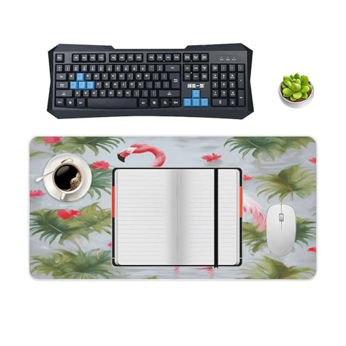 White Flamingo Desk Pad Base de Goma Grande 60x30 cm miniatura 4