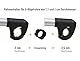 EUFAB 11248 Verstellbarer Strap-Rahmenhalter 40cm, Schwarz/Silber