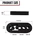 2Pcs Exhaust Hanger Rubber 4 Holes Adjustable Insulator Bushing Rubber Insulator High Density & Anti-Corrosion Rubber Universal for Car/Truck/Jeep/SUV