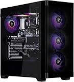 Velztorm Pilum Gaming Desktop PC (AMD Ryzen 7 5700X, GeForce RTX 5060, 32GB DDR4, 1TB PCIe SSD + 2TB HDD, 120mm AIO, 750W PSU, RJ-45, 1 Display Port, HDMI, Win 11 Pro)