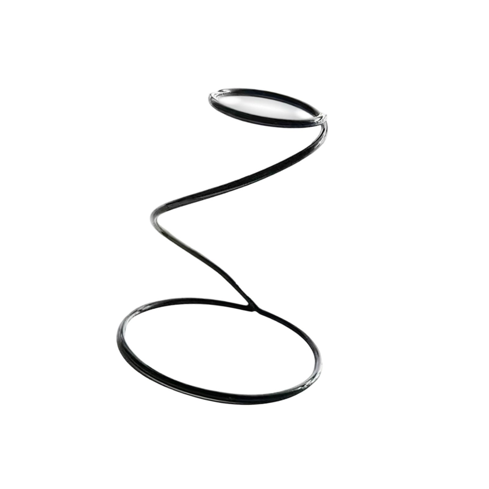 ZEPFJHE Freestanding Coffee Holder Stand, Metal Manual Drip Brewer for Mug or Server Use, Open Frame Home Coffee Rack Manual Drip Holder Dripper Mug Server Corner Wire Frame Brewer Rack Home