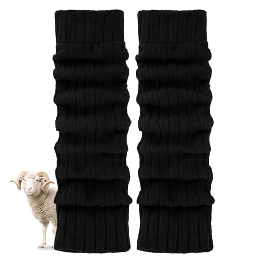 SukModen Calentadores Piernas Mujer Lana – Leg Warmers Mujer Suaves y Transpirables para Invierno – Talla Única – Regalo para Mujeres y Niñas