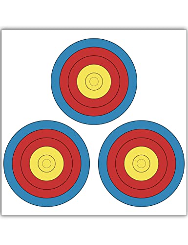 LONGBOWMAKER Bogenschießen Zielscheiben Auflagen 3 Spot Vegas Archery Targets Cover