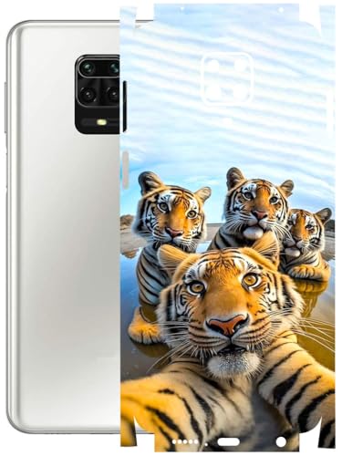 Image of AtOdds - Full Body Back Screen Guard Protector Film - Lamination Wrap Skin Sticker Compatible with REDMI Note 9 PRO MAX | Scratchproof Matte Finish (Selfie)