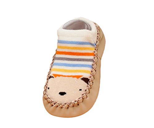 Moolecole calcetines de niño con diseño para niños de par de calcetines antideslizantes a prueba de agua