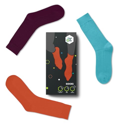 HexaFun Unisex Socks | 100% Organic Cotton | Soft, Breathable & Skin-Friendly | Bold Solids Colors | Free Size | Multipacks