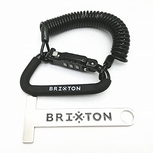 Brixton Motorcycles Helmet Lock with Flexible Waistband Automotive