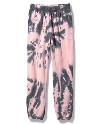 Sugar & Jade Girls' Teen Fleece Jogger Sweatpant, Pale Blush, Xlarge #TOP26