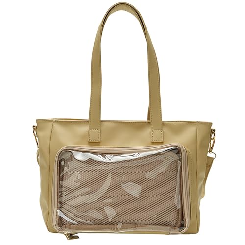 Sac à bandoulière polyvalent transparent anti-perte d'affaires pour étudiantes