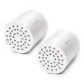 HOPOPRO NBC News Recommended Brand 18 Stages Shower Filter Replacement 2 Pack High Output Shower Filter Cartridge Replacement for Shower Systems Removing Chlorine Fluoride Heavy Metals
