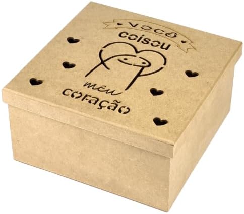 Caixa Em Mdf Bento Flork Meme Corte a Laser Presente Surpresa Dia...