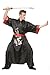 Charades Men's Samurai, Black/red X-Large