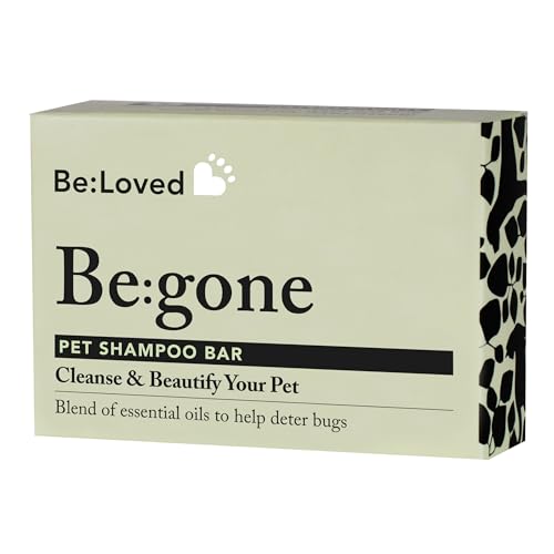 Image of Be:Loved - Be:Gone Natural Dog Shampoo Bar - Aloe Vera & Essential Oils - Handmade in the UK - Gentle Natural Shampoo for Dogs - Tested on Humans - Puppy Essentials