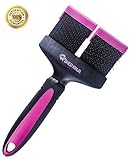 Pet Grooming Slicker Brush for Shedding Dogs and Cats | Dog Brush Detangle Long Medium and Short, Hair Reduces Pet Dander By Shed Ninja