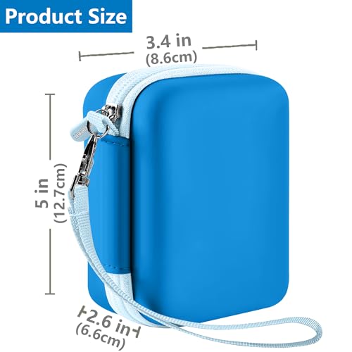 Funda protectora impermeable para cámara, carcasa rígida azul miniatura 5
