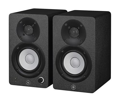 Yamaha HS3 B Compact 2-Way Powered 3.5-Inch Studio Monitor Speakers, Black (Pair)
