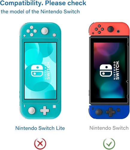 NEW'C 3 Stück für Nintendo Switch für Panzerglas, Frei von Kratzern, 9H Härte, HD Displayschutzfolie, 0.33mm Ultra-klar, Ultrabeständig