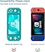 NEW'C 2 Stück für Nintendo Switch für Panzerglas, Frei von Kratzern, 9H Härte, HD Displayschutzfolie, 0.33mm Ultra-klar, Ultrabeständig