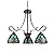 Chloe Lighting Liaison Victorian-Style 3-Light Antique Dark Bronze Finish Mini Chandelier 25" Wide