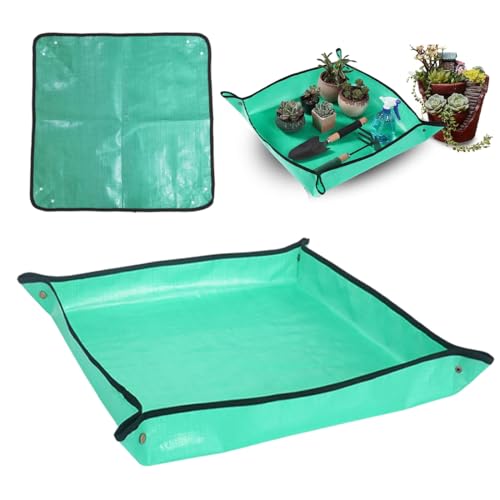 WUSJCOF Tapis de Rempotage de Plantes 1 pièce, de Jardinage Imperméable, de Plantation de Fleurs Pliable, pour Plantes Succulentes et Semis, Jardin intérieur, Plant Care, Terreau, Table