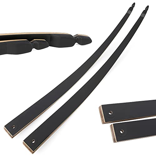 60 Inch Black Hunter Takedown Longbow 20-60Lbs Traditional Wood Longbow Right Hand And Left Hand American Hunting Longbow For Outdoor Hunting Shooting (50 Lbs, Left Hand Bow Kit) #TOP4