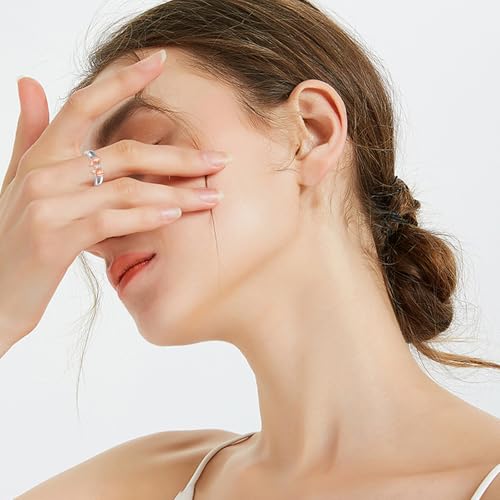 Bague nœud ajustable en argent 925 résolvant le problème de taille - 3