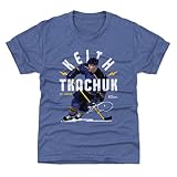 500 LEVEL Keith Tkachuk Youth Shirt (Kids Shirt, 14-16Y X-Large, Tri Royal) - Keith Tkachuk St. Louis Arc WHT