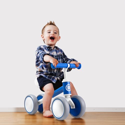 Baby Balance Bike for 1 Year Old Girl Gifts, 12-24 Month Toddler Balance Bike, 4 Silent Wheels Pre-School First Ride On Toys, 1st Birthday Gifts by Lscoise - Image 6