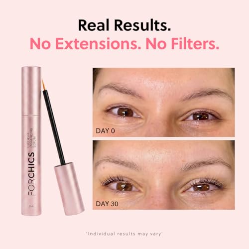 ForChics Eyelash Growth Serum – Peptide-Based, Hormone-Free, 3mL — view 2