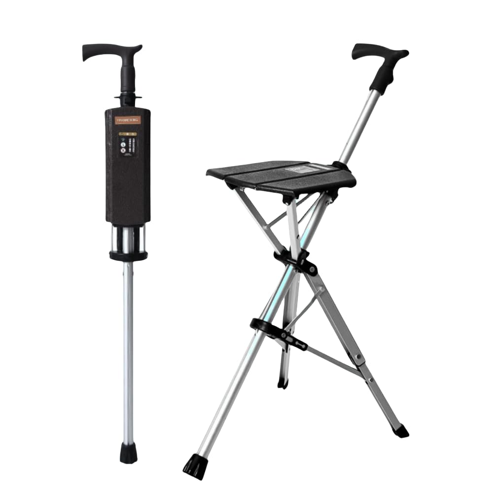 楽天市場】椅子になる杖 杖 折りたたみ サドル付き 座れる老人用 高齢