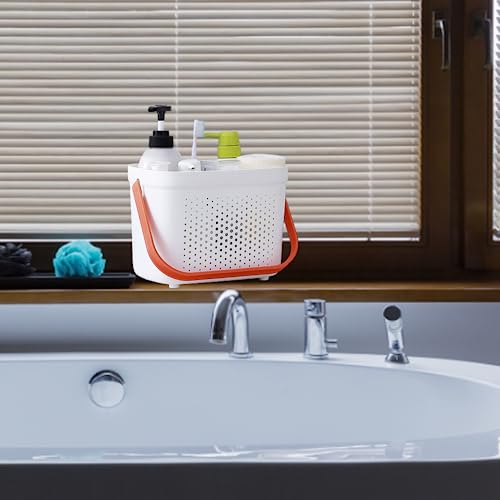 Panier de douche en plastique fini le désordre dans la salle de bain et la cuisine