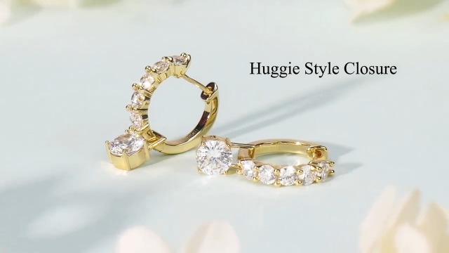 Amazon.com: shinelab Gold Hoop Earrings for Women Gold-Plated