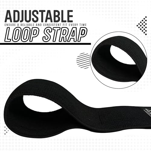 Image of Elbow Wraps for Weightlifting (Pair), Stretchable & Breathable 41 inch Elbow Compression Strap, Weightlifting Straps for Bench Press, Supports Powerlifting, Pressing, Elbow Straps for Gym Accessories for Men (Black)