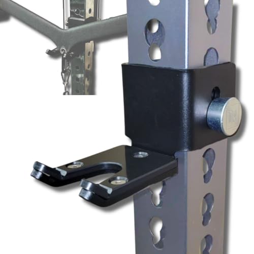 F&F STEEL Cable Buddy – Heavy-Duty Attachment Stabilizer for Cable Towers | Preload Weight Holder for Safer Exercise Starts & Finishes | Made in USA (3" x 3")
