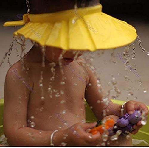 3Pack Baby Shower Cap Bath Visor For Toddlers Shampoo Cap Shower Protection Hat - Adjustable Soft Hair Washing Guard, Bath Shield Visor Hat,Eyes And Ears Head Protection For Baby, Kids, Children #TOP7