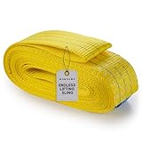 Dawnerz Endless Web Sling 6600 Lbs Vertical Wll 14ft - Endless Loop Strap - Lifting Sling for Construction, Crane Lifting Straps